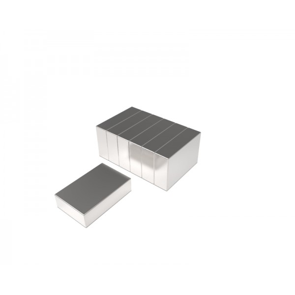 Магнит постоянный неодимовый 10 x 5 x 2 мм (форма блок)