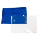 Акриловая заготовка (рамка) 161х111 мм под фото 10х15 см цвет синий