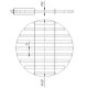 Магнитная решетка, круглая D400х18 (9 стержней D18 мм)